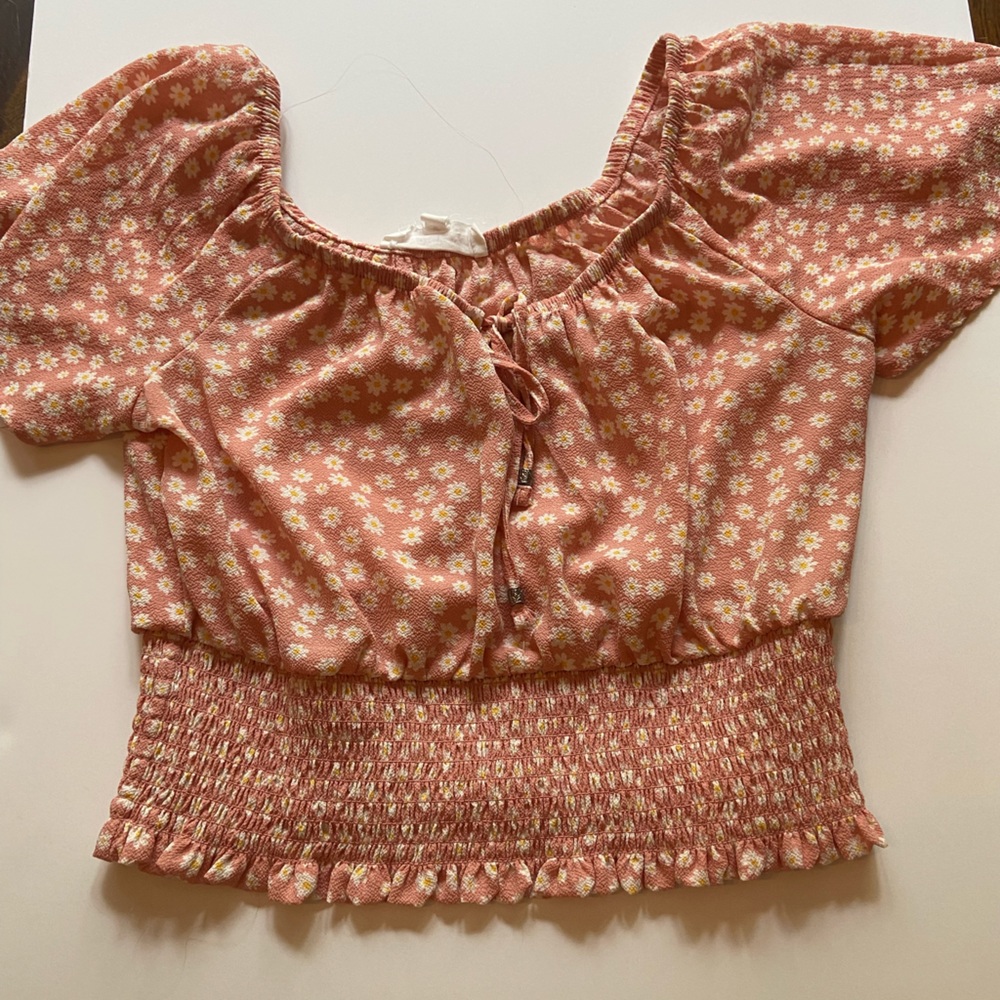 Floral crop top